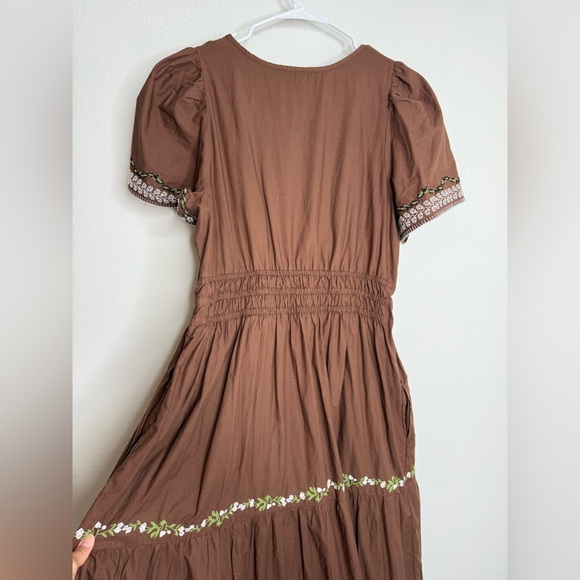 Anthropologie The Somerset Embroidered
Maxi Dress Sz XL - Picture 15 of 16